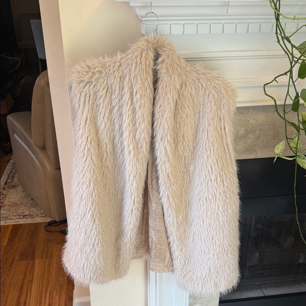 Johnny Was Workshop the Topper Faux Fur Vest.